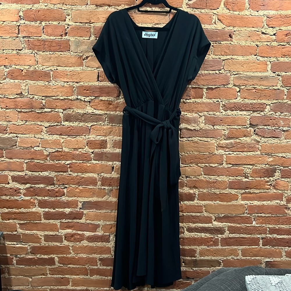 Jasmine Midi Dress Black